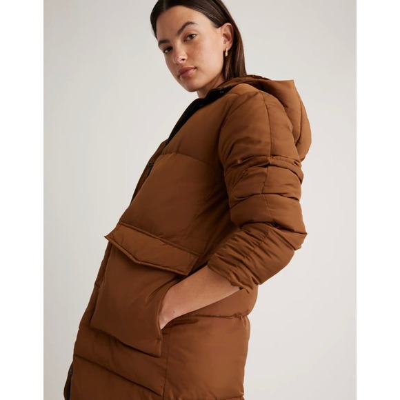 Quince Brown Puffer Jacket - Picture 4 of 13